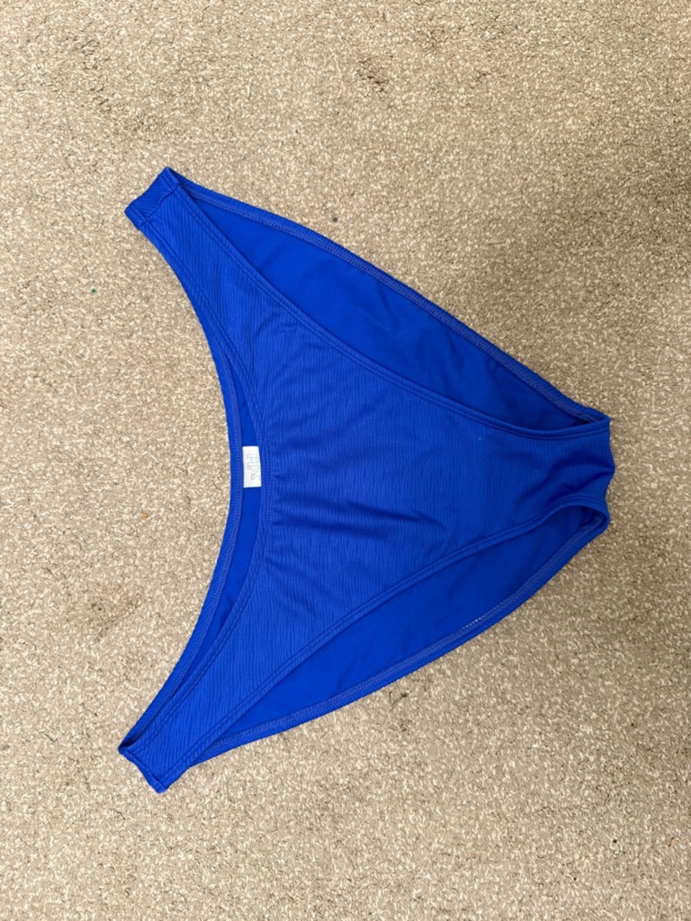 wild fable cobalt blue ribbed swim bottom